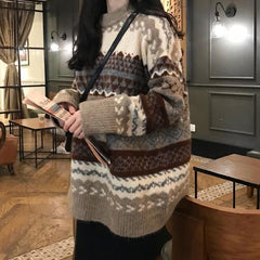 80er Oma Strickpullover
