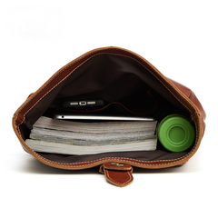 Retro de cuero plegable para hombre