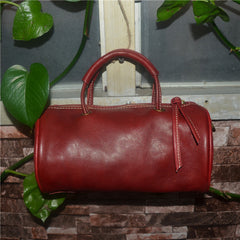 Lindo bolso bandolera de piel curtida vegetal hecho a mano