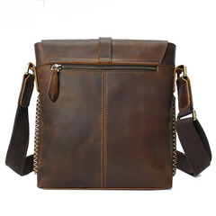 Bolso de hombro de cuero para hombre
