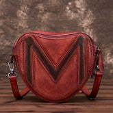 Leisure Heart Shape Design Leather Women Shoulder Bag
