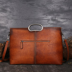 Vintage Handtaschen für Damen aus Rindsleder mit großem Stauraum