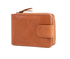 RFID-Multikartenetui aus Leder im Vintage-Stil