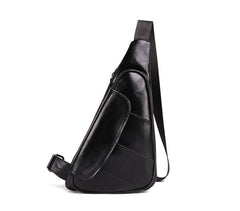 Lässige Brusttasche aus Leder für Herren
