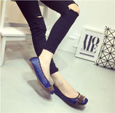 Casual Flats With Buckles