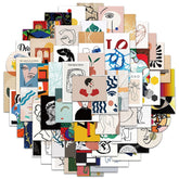 Paquete de 65 pegatinas estéticas