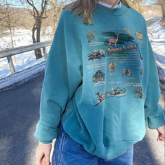 Sweatshirt mit Aufdruck „American Girl Pennsylvania“
