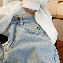 Weite Jeans „Among The Flowers“