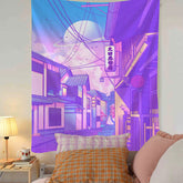 Anime Ästhetischer Wandteppich