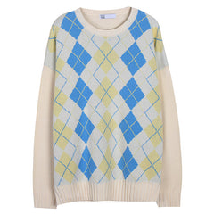 Pullover mit Argyle-Karomuster