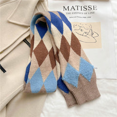 Schal mit Argyle-Muster