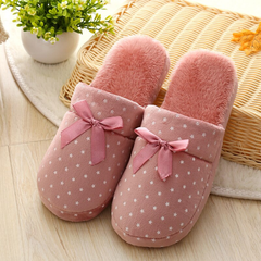 Pantuflas de algodón suave y cálido