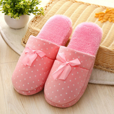 Pantuflas de algodón suave y cálido