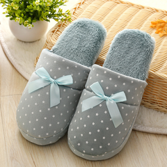 Pantuflas de algodón suave y cálido