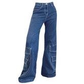 Baggy-Mom-Jeans mit Taschen
