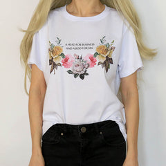 T-Shirt mit V-Ausschnitt