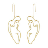 Body Outline Earrings