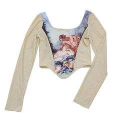 Kurzes Top „Born Again Virgin“