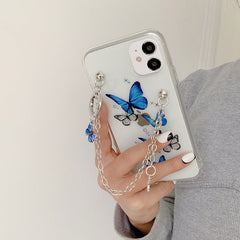 iPhone-Hülle mit Schmetterlingskette