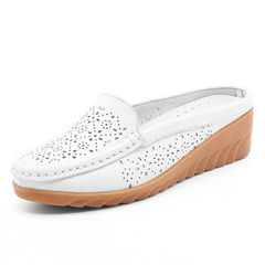 Chanclas de cuero transpirables