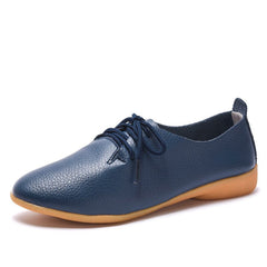 Oxfords casuales de cuero