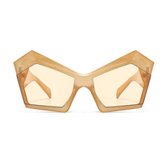 Gafas de sol extragrandes con forma de ojo de gato