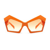 Gafas de sol extragrandes con forma de ojo de gato