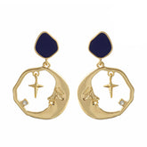 Celestial Lover Moon Earrings