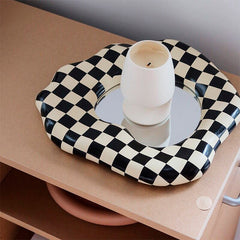 Espejo de tablero de ajedrez