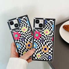 Funda para iPhone con diseño de tablero de ajedrez