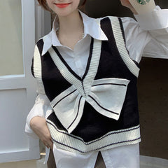 Schokoladenbraune ästhetische Weste