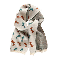 Weihnachtsstrickschal