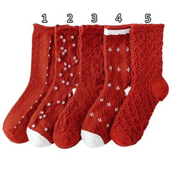 Rote Weihnachtssocken
