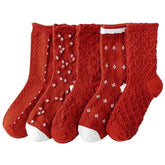 Rote Weihnachtssocken