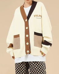 Strickjacke mit Küstenästhetik