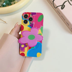 Colorful Flower Case For IPhone
