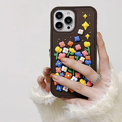 Bunte Blumen iPhone-Hülle