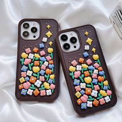 Bunte Blumen iPhone-Hülle