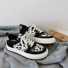 Zapatillas de deporte con estampado de vaca para adolescentes