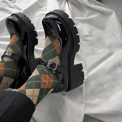 Cozy Days Argyle-Socken