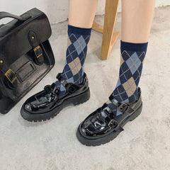 Cozy Days Argyle-Socken