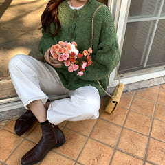 Gemütliche Strickjacke für die Jahreszeit