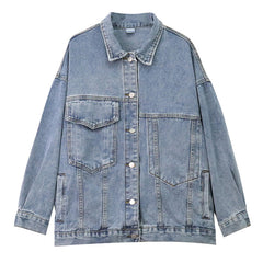 Cozy Up – Asymmetrische Jeansjacke