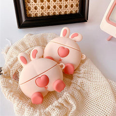 Estuche para AirPods con un lindo conejito