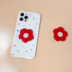 Bonita funda para iPhone con diseño de flores
