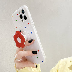 Bonita funda para iPhone con diseño de flores