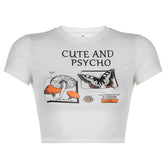 Süßes und Psycho-Crop-Top