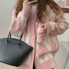 Cutie Secrets – Argyle-Cardigan