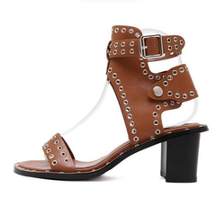 Lässige Sandalen mit Knöchelriemen