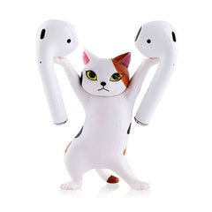 Soporte para Airpods con forma de gato bailarín